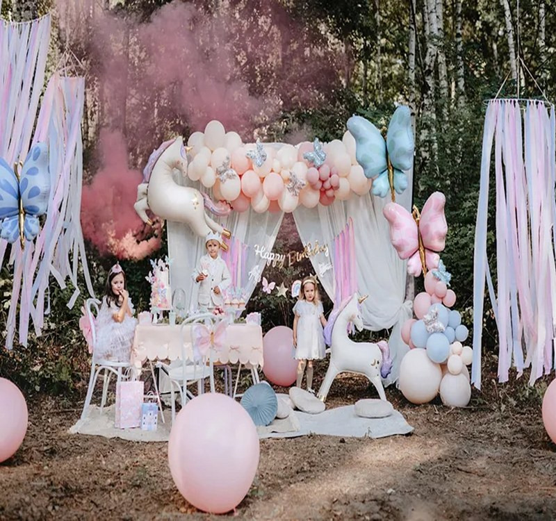 Balony foliowe do girland Motyle 19x23cm 3szt FB253-3 PartyDeco